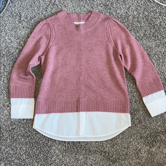 Brochu Walker The Eton Layered Crew Looker Pink - Picture 5 of 9